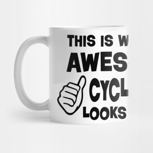 Awesome cyclist Mug